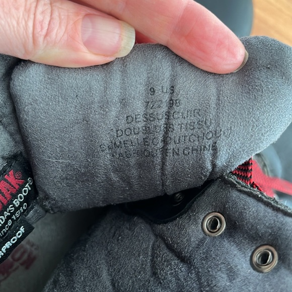 Kodiak Leather Surrey II Waterproof Hiking Boots or Winter Boots sz 9 women’s - Picture 6 of 7